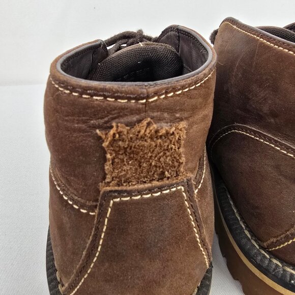 Timberland Ortholite Grantly Waterproof Chukka Boots Brown leather Mens Size 7 - Picture 7 of 9